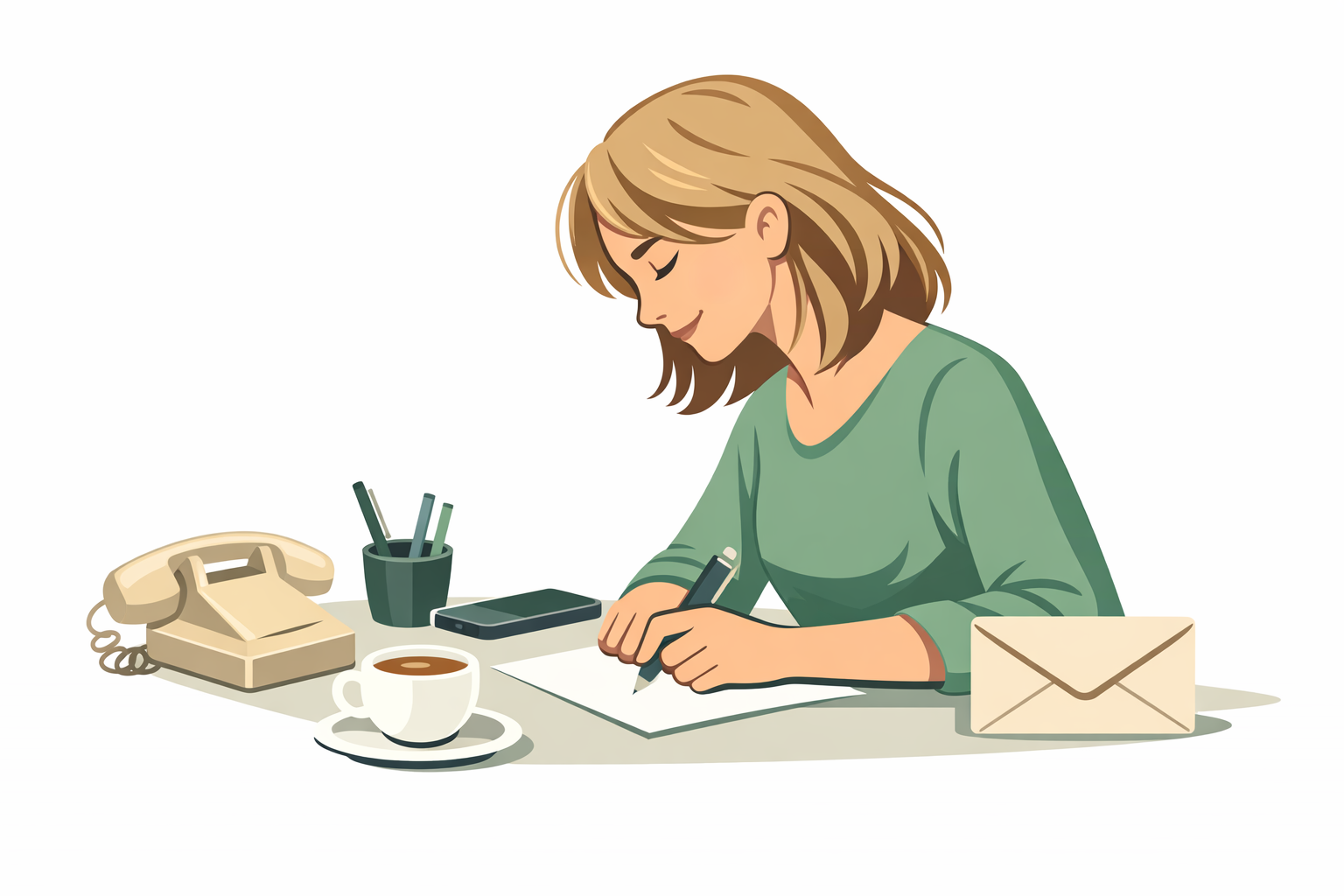 Darstellung einer Kontaktaufnahme zu einem Immobilienanliegen